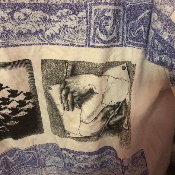 🌴🍎Vintage 1991 Andazia M.C. Escher Tee- 668 *tee deal $80 or $70 w/offer - Picture 4 of 7